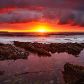  Deep Sunset in Gansbaai