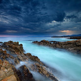 Eerie Sunset in Gansbaai