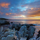  Sunset over the Cliffs