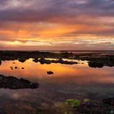  Sunset over the Cliffs