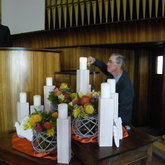 Kerse word aangesteek