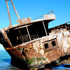Shipwreck at Agulhas - the Meishu Maru Shipwreck at Agulhas - the Meishu Maru