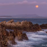Super moon from Kleinbaai