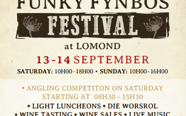 Funky Fynbos Events at Lomond Funky Fynbos Events at Lomond