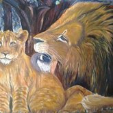 Dad and Son (R4500) W1200xH1000