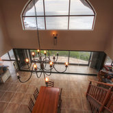 View of open plan living area Atrium area