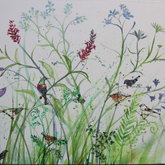 Acrylics on canvas @ Vintage & Vogue