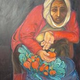 Gansbaai - Petro Shingalana - Russian Woman Selling Raddish - W:1010 × H:1270