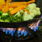 Fresh veggies in the pan Fresh veggies in the pan