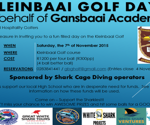 Gansbaai Academia Golf Day 7 Nov 2015