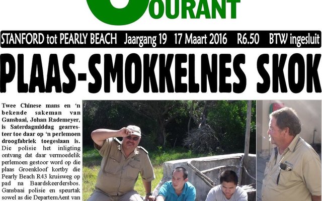 Gansbaai_Courant_17_Maart_2016_Voorblad_1