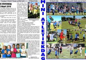Mini Atletiekdag 12 Maart 2016