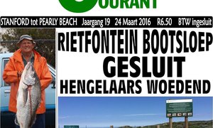 Rietfontein Bootsloep GESLUIT