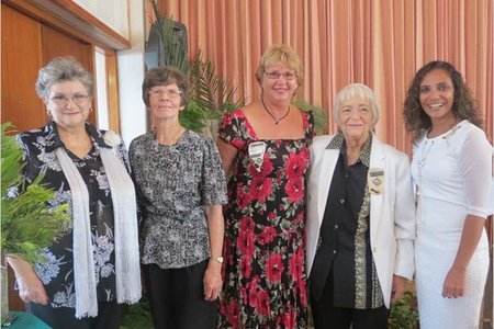 Hermien van Zyl uitgetreede President, Ninnie du Toit Voorsitter Kleinmond, Rienie Lüdick Sirkel President, Lydia Geldenhuys Ere President, Porchia Adams Bemarking Kommunikasiebestuurder Agri Expo