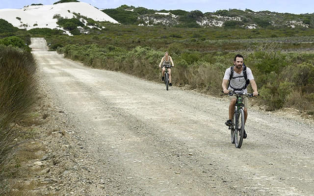 MTB Trails cross cross the reserve