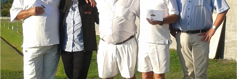 Theuns Roodman, Vennesa Botma (Hermanus Toyota), Jaco Swart, Sakkie van Zyl en Oosie Oosthuizen (Hermanus Toyota)