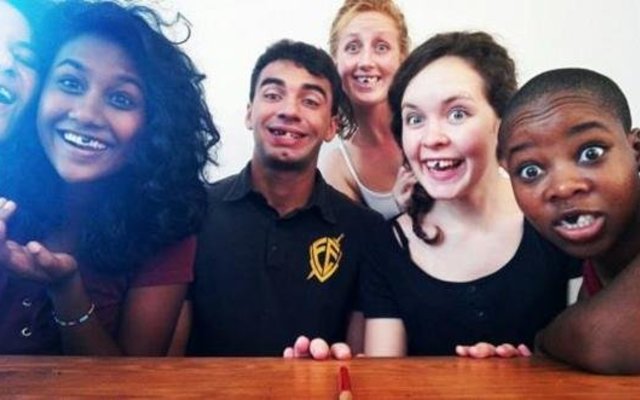 Bronwyn Loubser, here with her fellow YWAM team members.  They  are based in Worcester and will leave South Africa for Brazil in June this year.