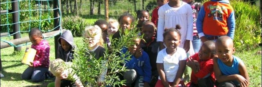 A few happy faces at Flower Valley’s Early Learning Centre 