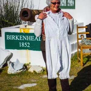 SD Fourie demonstreer die Strandveldse “combination”