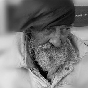 Piet Visagie se foto, “Ou Man”, wat met goud beloon is.