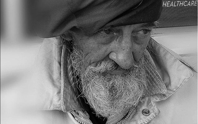 Piet Visagie se foto, “Ou Man”, wat met goud beloon is.