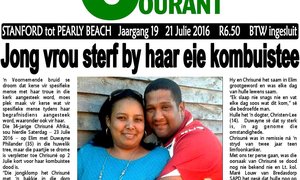 Jong vrou sterf by haar eie kombuistee