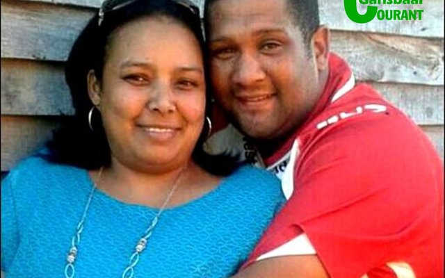 Wyle Chrisuné Afrika saam met haar aanstaande, Duwayne Philander.