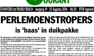 PERLEMOENSTROPERS is baas in duikpakke