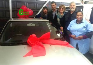 Groot geluk tref Sophie op 60