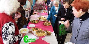 Gansbaai  AGS-gemeente  het ‘n Lentetee gereël met Carissa Bosman en Ilse Cronje as gassprekers. Die gaste is verras met talle gelukstrekkingspryse wat tot groot opgewondenheid gelei het.   Die tafels het gekreun onder die lekkernye.