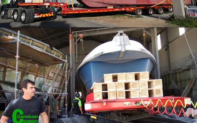 Andries Nowers en sy span se finale produk is veilig gelaai en op pad na Port Nolloth