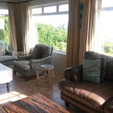 Living room with fire place