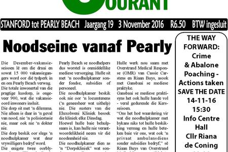 Gansbaai_Courant_3_Nov_2016_Voorblad