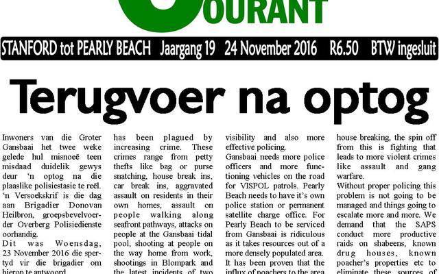 GansbaaiCourant24November2016