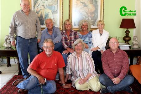 Pearly  Beach  Ratepayers’ Association management committee front fltr: Ex Officio member & ward councilor, Alderman Dudley Coetzee, Peter Burton-Moore (Treasurer), Isolde Smith (Memberships Secretary), Alderman Dudley Coetzee (Ex Officio member & Ward Councillor) Back fltr: Mike Lamb (Fundraising),   Dave Kunneke (Infrastructure & Disaster Management), Shirley Coetzee (Chairperson), Vivienne Burton-Moore (Secretary & Ward Committee representative), Nelia Muller Hurter (Building Plans & Development). Absent:  Jason Stonehewer (Conservancy Chairperson and representative on PBRPA).