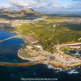 Aerial view of Gansbaai