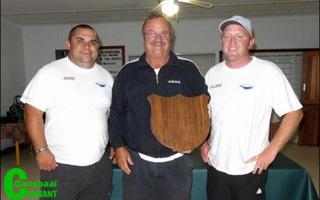 Die  span van Overstrand Muinsipaliteit het derde in die ‘A’-groep geëindig,  Hulle is van links:  Juan Havenga,  Kat Myburgh  en  Willem Germishuys.