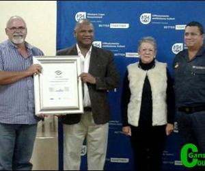 Franskraal Buurtwag ontvang sertifikaat