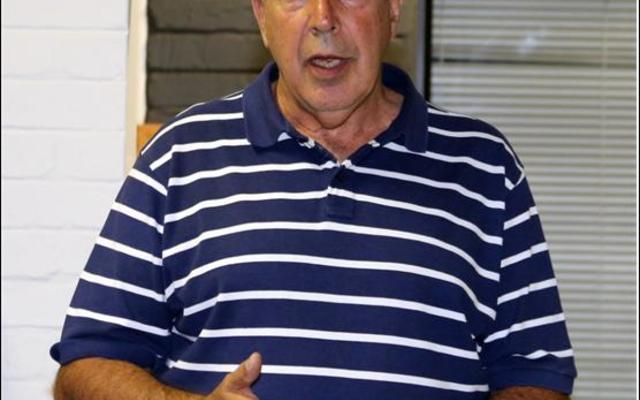 Dave Sawtelle (left), founder of the Funky Fynbos Festival at last week's Coctail Do to discuss this year's festival. 