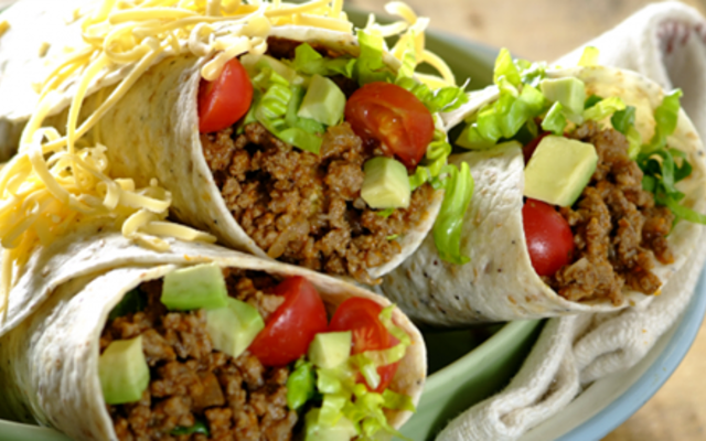 Plain beef mince wrap Plain beef mince wrap