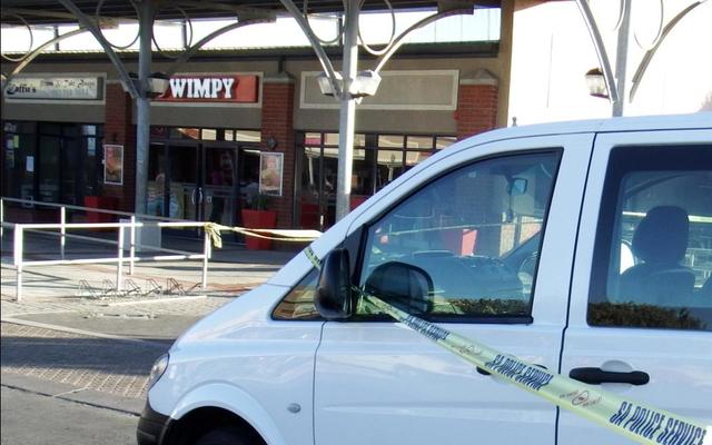 Die misdaadtoneel  is Woensdagoggend in die vroeë oggendure deur die polisie afgesper. 