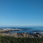 Right on the sea front for whale watching, swimming & catching fish.