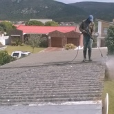 Cleaning the roof