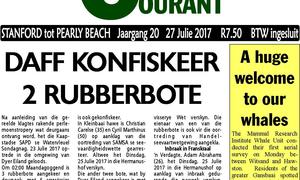 DAFF konfiskeer 2 rubberbote