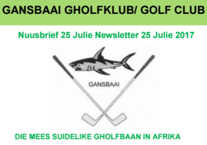 Newsletter 25 July 2017