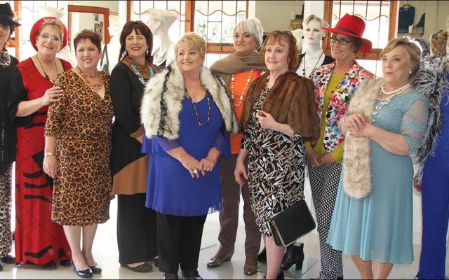 These 10 lucky winners won a make-over on Women’s Day.  From left is Minette Maree, Nicolette Bosch, Elsa Bosch, Lorraine Germishuys, Beryll Coetzer, Petro Scholtz, Trienke Laurie, Utte de Milander, Dee Varchim and Lee McClaren.