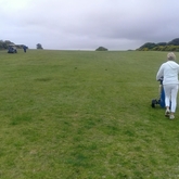 The first fairway. Image taken in August. The fairways lie in protected fynbos and most offer magnificent views over the ocean. 