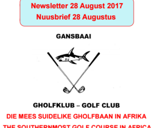 Newsletter 28 August 2017