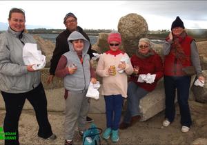 Reën demp nie sonsondergangstap