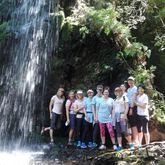 At the fynbos retreat waterfall